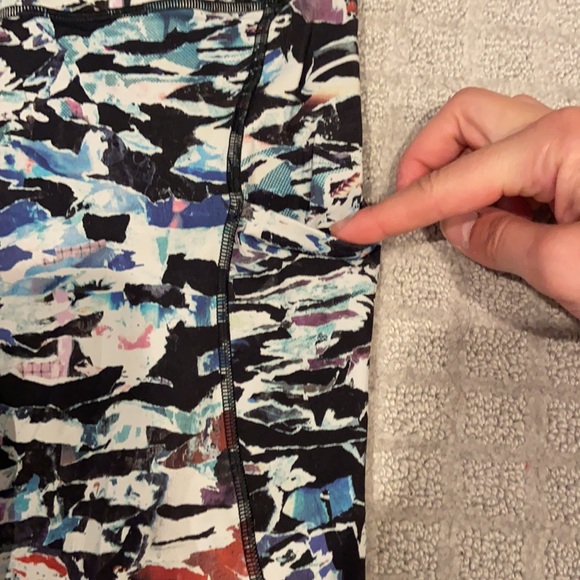 lululemon x soulcycle patterned fast & free leggings - Picture 2 of 4